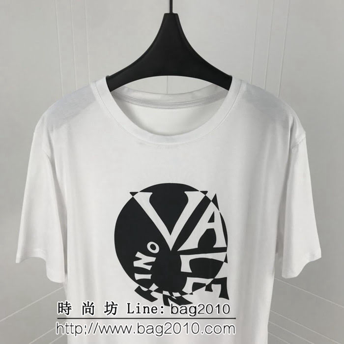 VALENTINO華倫天奴 18ss新款 新logo印花圖案 純棉短袖 男女同款 ydi1835
